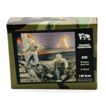 Marines USA sotto fuoco nemico (2 fig)